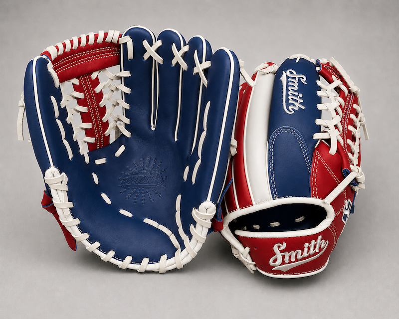 Smith FGNW-Red White & Blue Baseball and Softball Glove