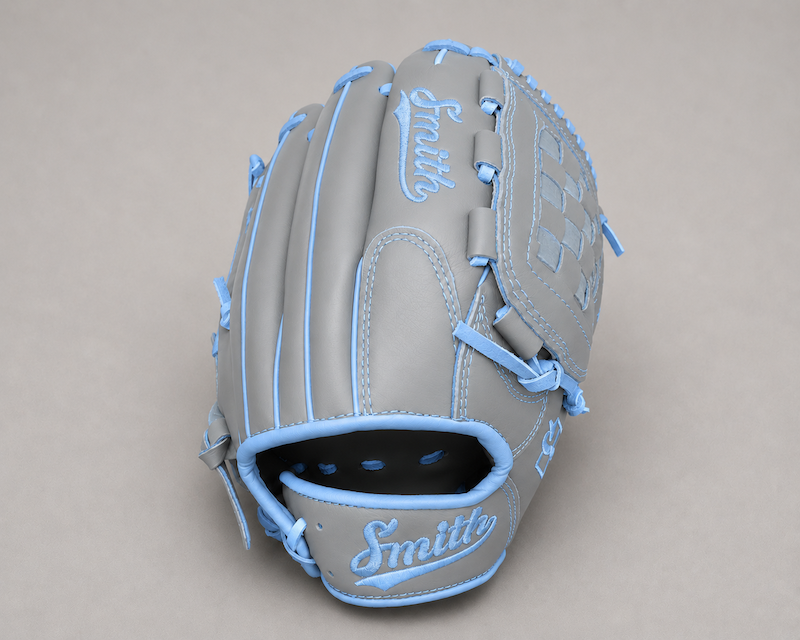 Smith FGBW-Gray n Baby Blue Baseball and Softball Glove