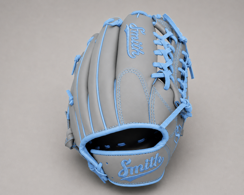 Smith FGNW-Gray n Baby Blue Baseball and Softball Glove