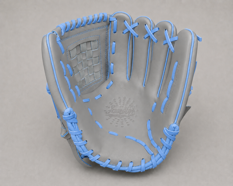 Smith FGBW-Gray n Baby Blue Baseball and Softball Glove