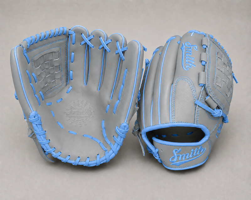 Smith FGBW-Gray n Baby Blue Baseball and Softball Glove