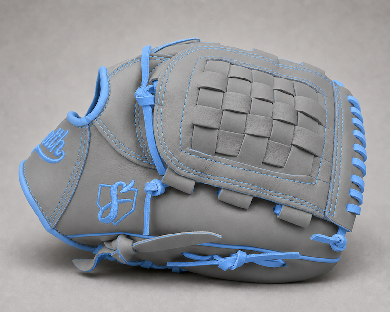 Smith FGBW-Gray n Baby Blue Baseball and Softball Glove