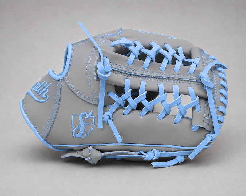 Smith FGNW-Gray n Baby Blue Baseball and Softball Glove