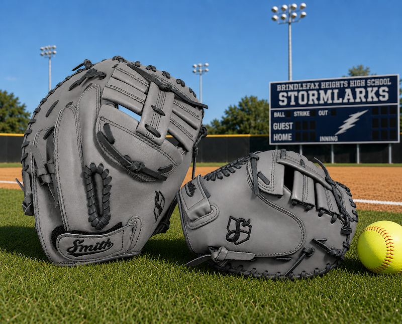 Smith SBCM-Gray Black (Softball Catchers Glove)