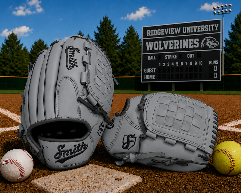 Smith FGBW-Gray n Black Baseball and Softball Glove