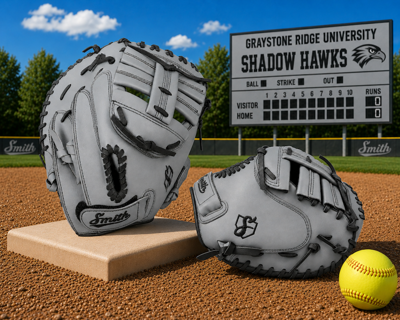 Smith SBCM-Gray n Black (Softball Catchers Glove)