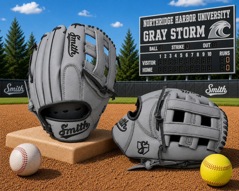 Smith FGHW-Gray n Black Baseball and Softball Glove
