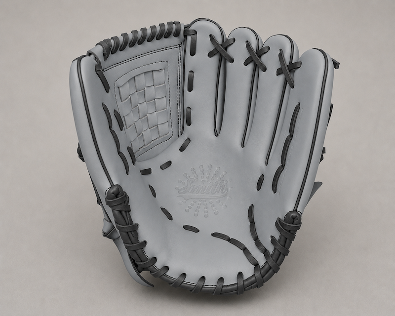 Smith FGBW-Gray n Black Baseball and Softball Glove