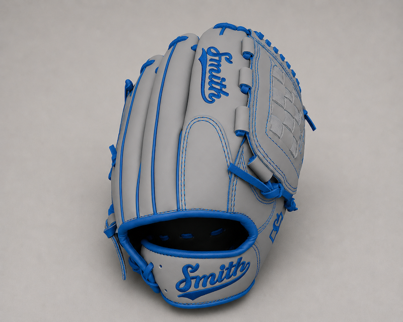 Smith FGBW-Gray n Blue Baseball and Softball Glove