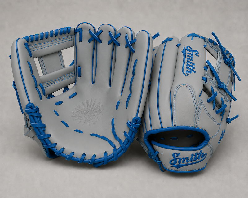 Smith FGIW-Gray n Blue Baseball and Softball Glove