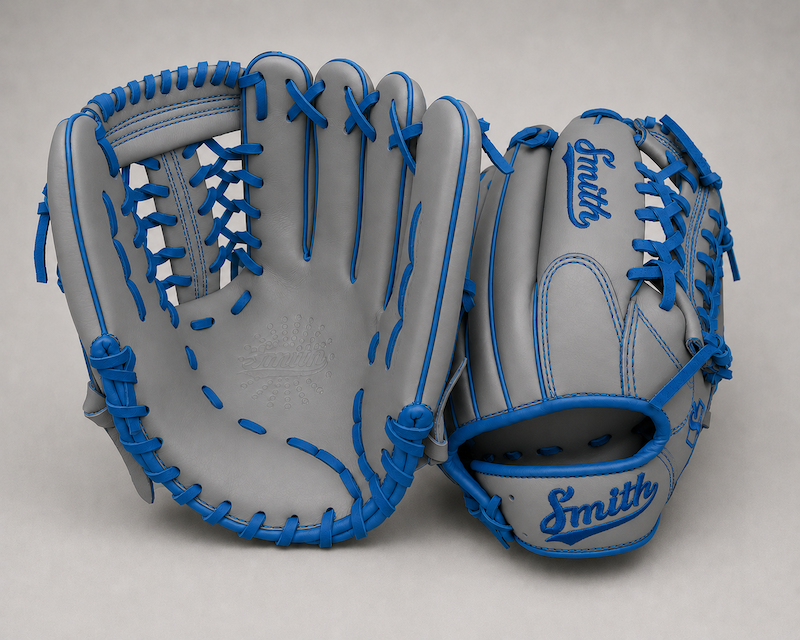 Smith FGNW-Gray n Blue Baseball and Softball Glove