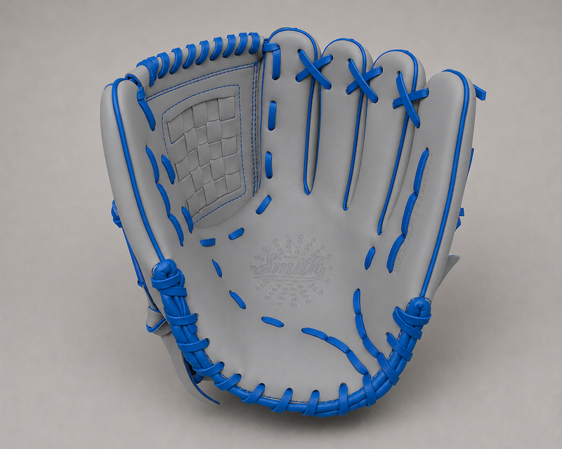 Smith FGBW-Gray n Blue Baseball and Softball Glove
