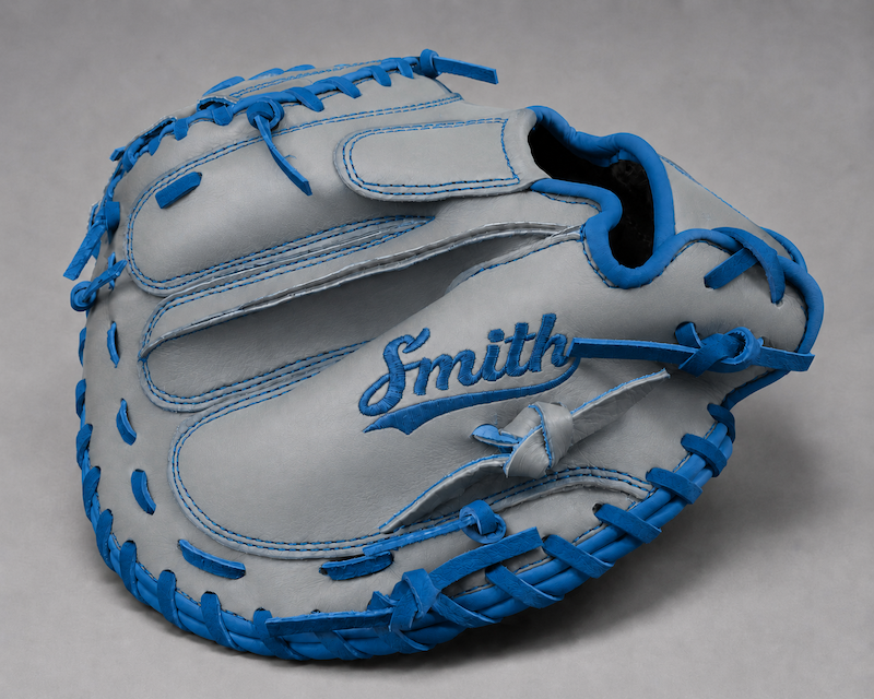 Smith BCM-Gray n Blue (Baseball Catchers Mitt)