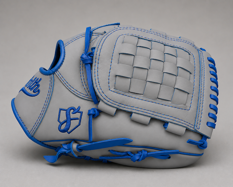 Smith FGBW-Gray n Blue Baseball and Softball Glove