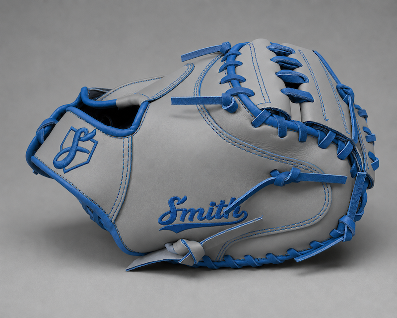 Smith BCM-Gray n Blue (Baseball Catchers Mitt)