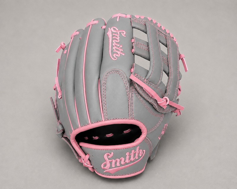Smith FGHW-Gray n Pink Baseball and Softball Glove