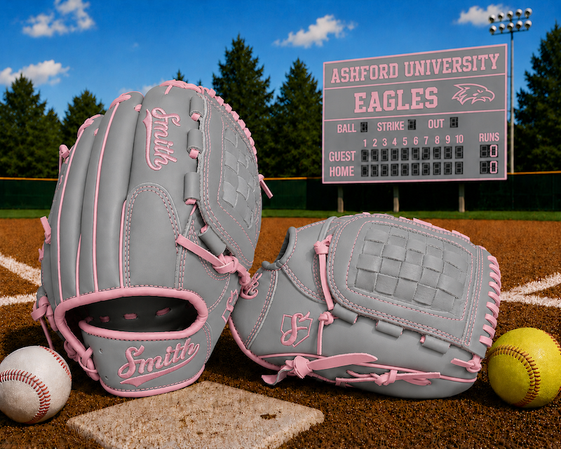 Smith FGBW-Gray n Pink Baseball and Softball Glove