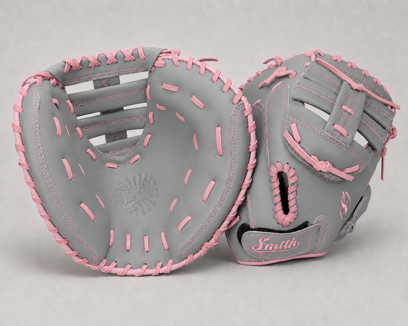 Smith SBCM-Gray n Pink (Softball Catchers Glove)
