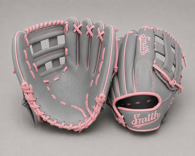 Smith FGHW-Gray n Pink Baseball and Softball Glove