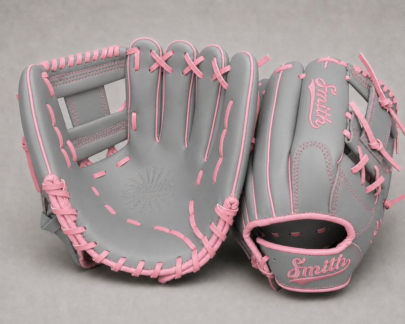 Smith FGIW-Gray n Pink Baseball and Softball Glove