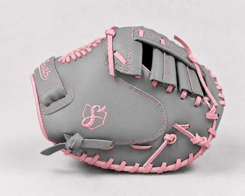 Smith SBCM-Gray n Pink (Softball Catchers Glove)