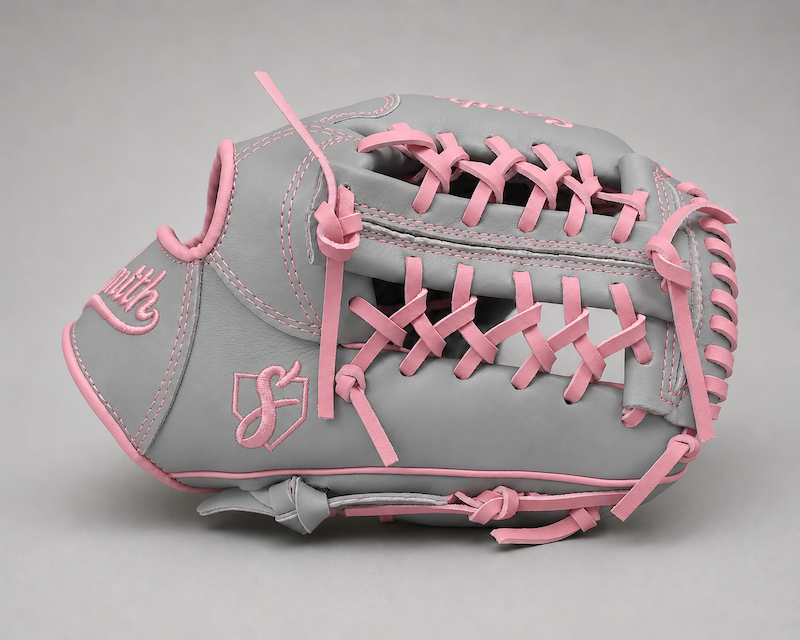Smith FGNW-Gray n Pink Baseball and Softball Glove