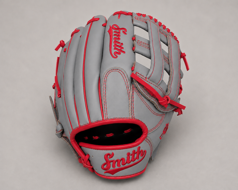 Smith FGHW-Gray n Red Baseball and Softball Glove