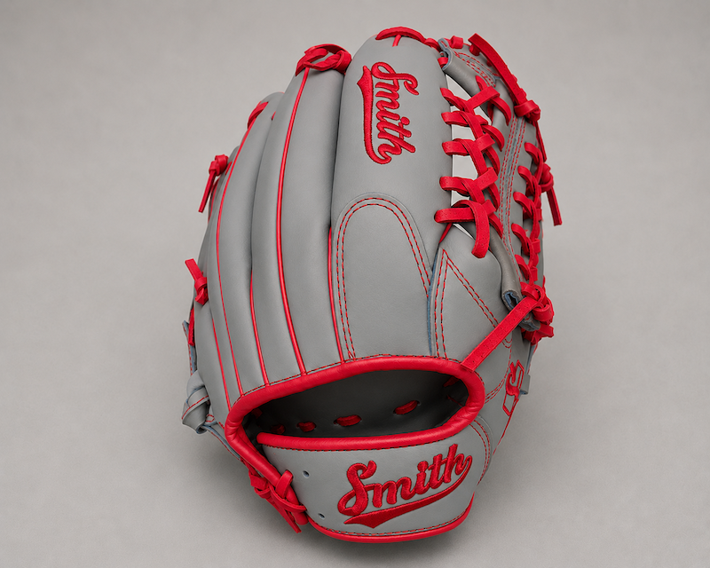 Smith FGNW-Gray n Red Baseball and Softball Glove