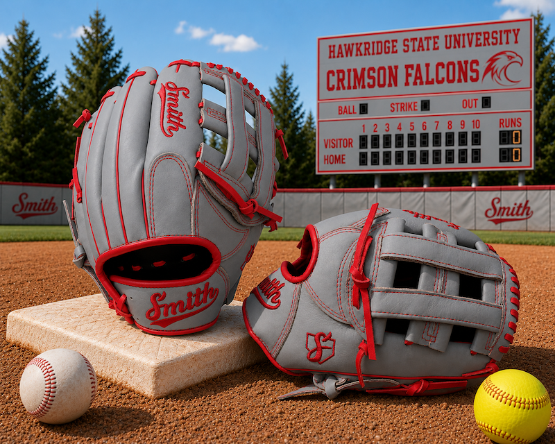 Smith FGHW-Gray n Red Baseball and Softball Glove