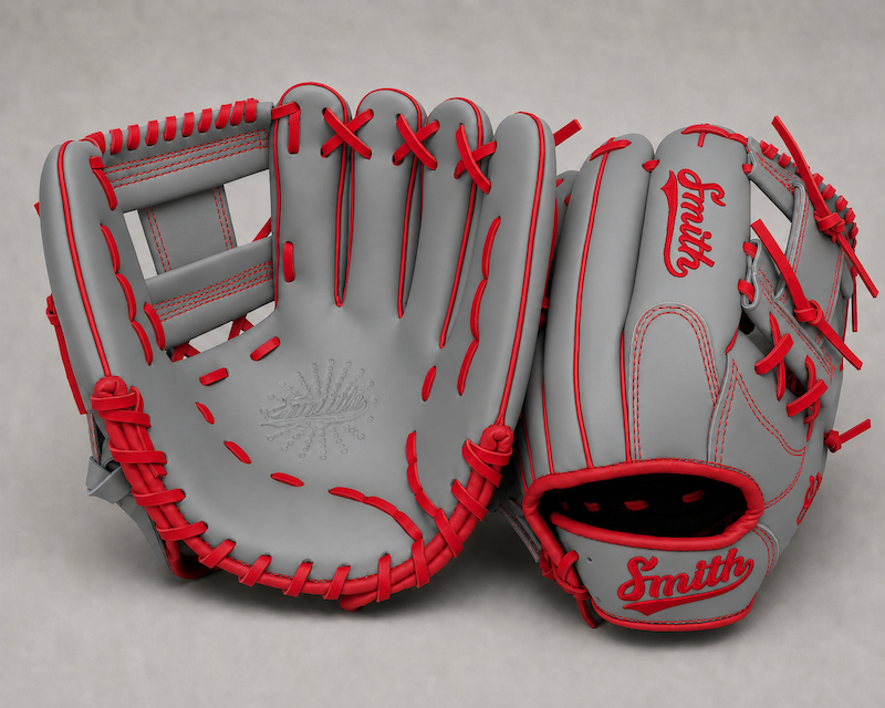 Smith FGIW-Gray n Red Baseball and Softball Glove