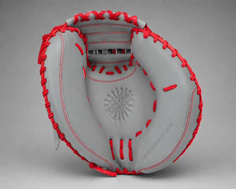Smith BCM-Gray n Red (Baseball Catchers Mitt)