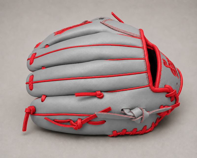 Smith FGHW-Gray n Red Baseball and Softball Glove