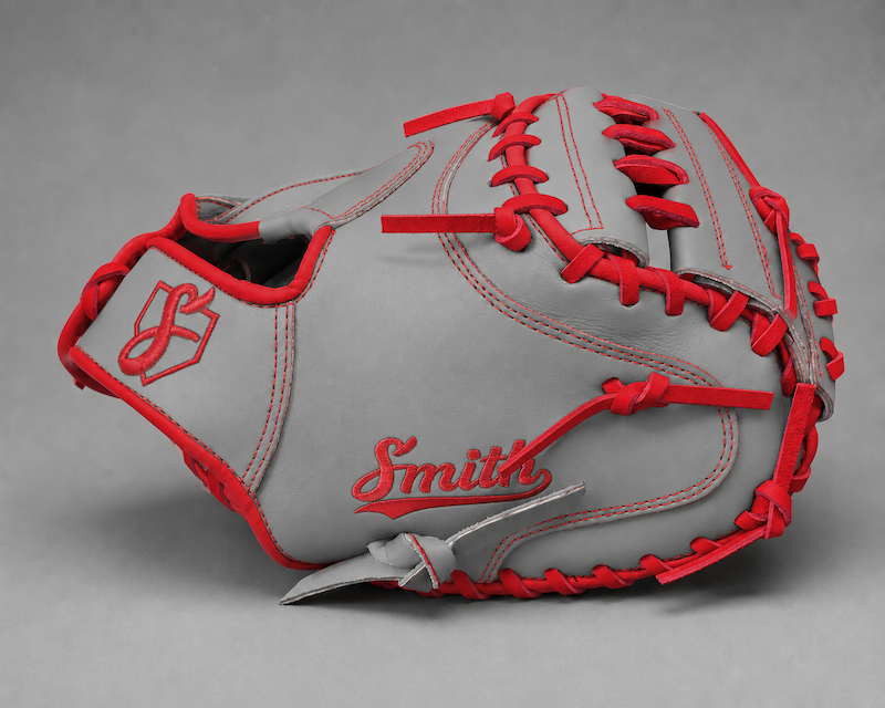 Smith BCM-Gray n Red (Baseball Catchers Mitt)