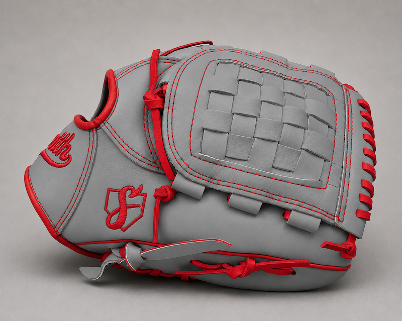 Smith FGBW-Gray n Red Baseball and Softball Glove