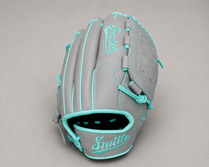 Smith FGBW-Gray n Teal Baseball and Softball Glove