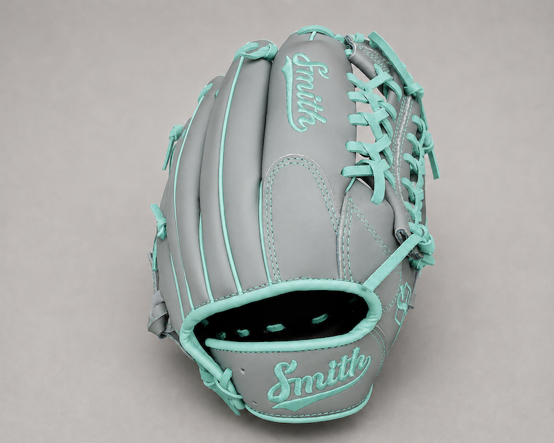 Smith FGNW-Gray n Teal Baseball and Softball Glove