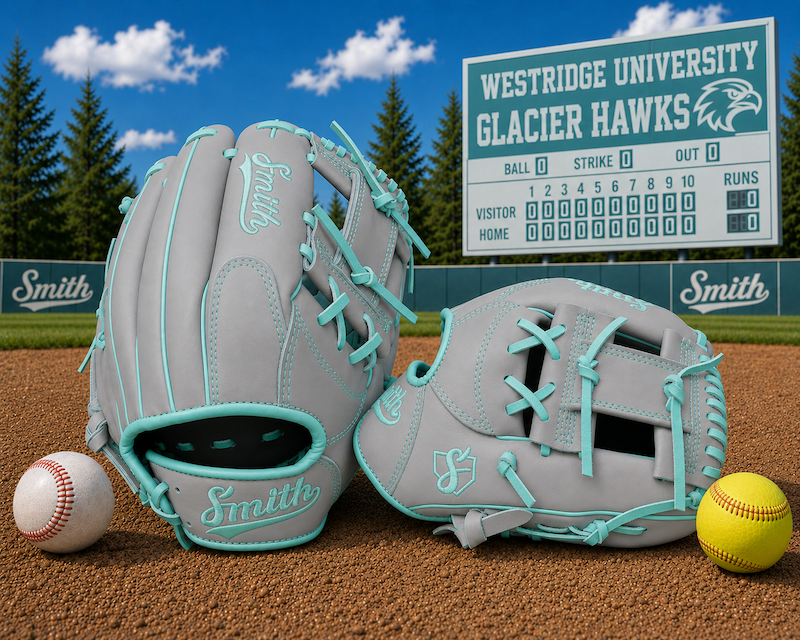 Smith FGIW-Gray n Teal Baseball and Softball Glove