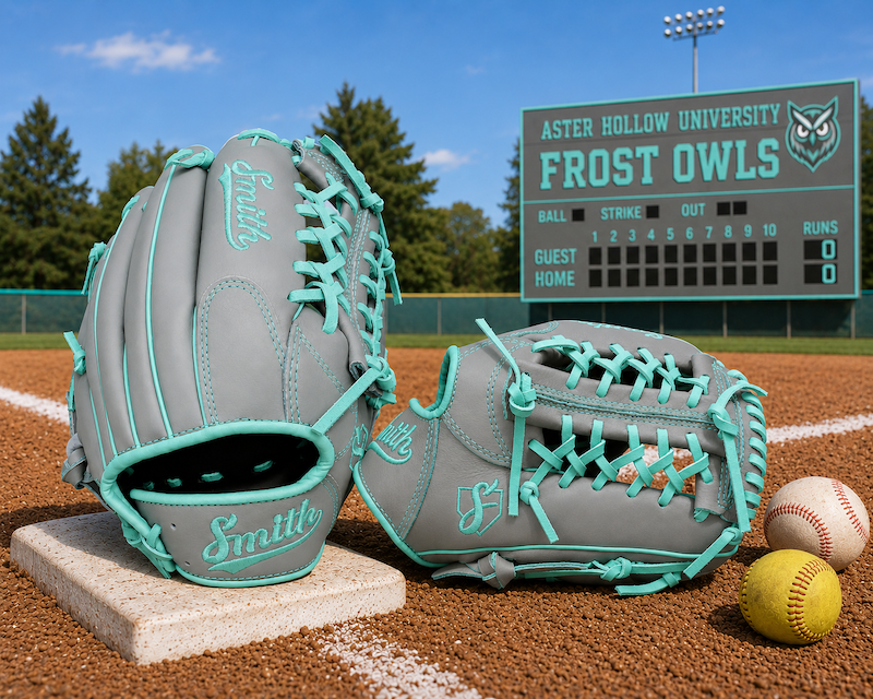 Smith FGNW-Gray n Teal Baseball and Softball Glove