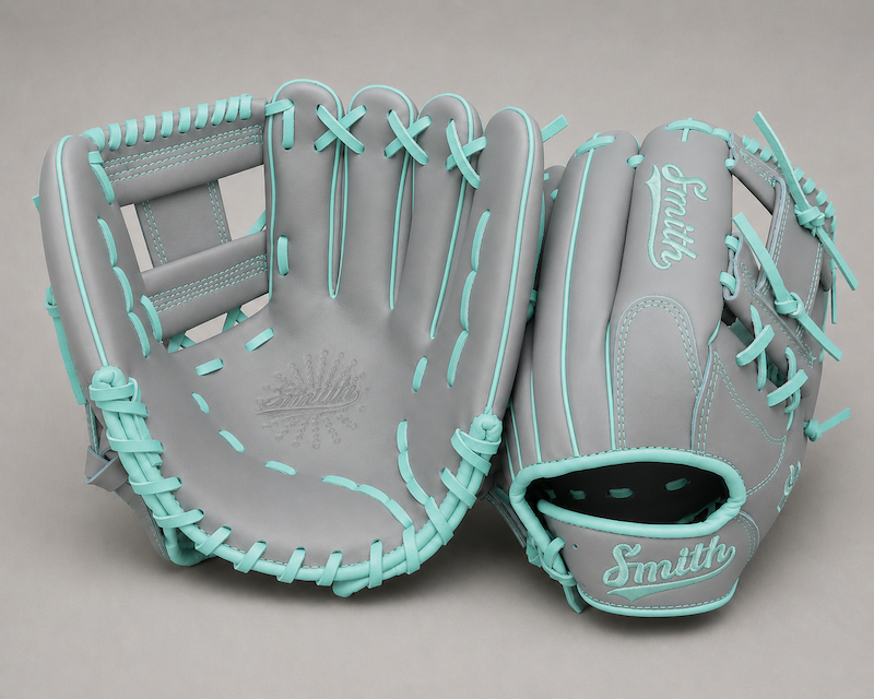 Smith FGIW-Gray n Teal Baseball and Softball Glove