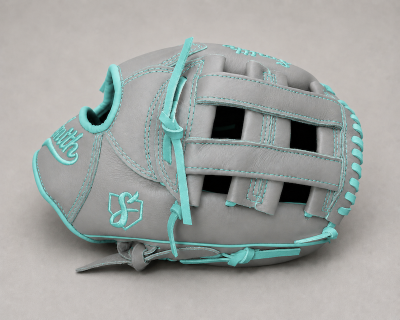 Smith FGHW-Gray n Teal Baseball and Softball Glove