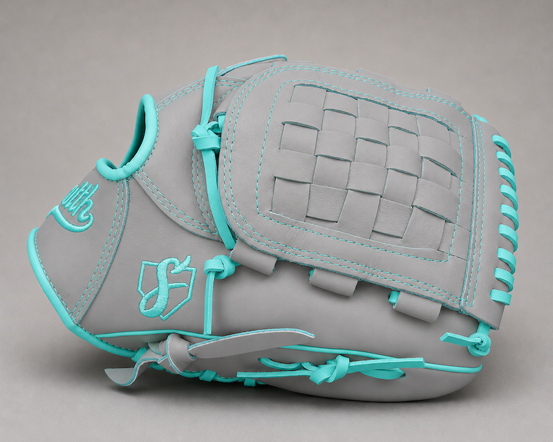 Smith FGBW-Gray n Teal Baseball and Softball Glove