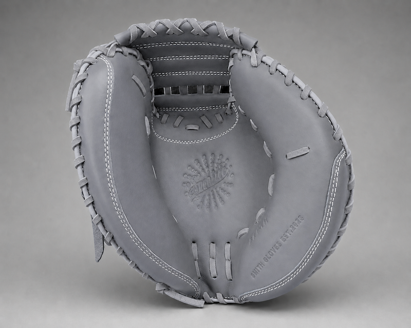Smith BBCM-Gray n White (Baseball Catchers Glove)