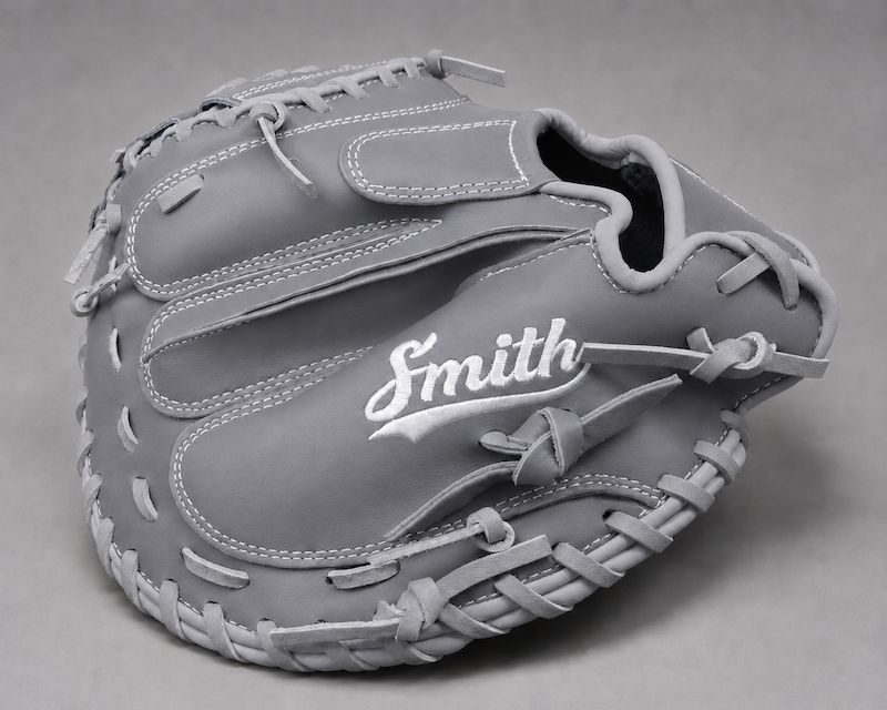 Smith BBCM-Gray n White (Baseball Catchers Glove)