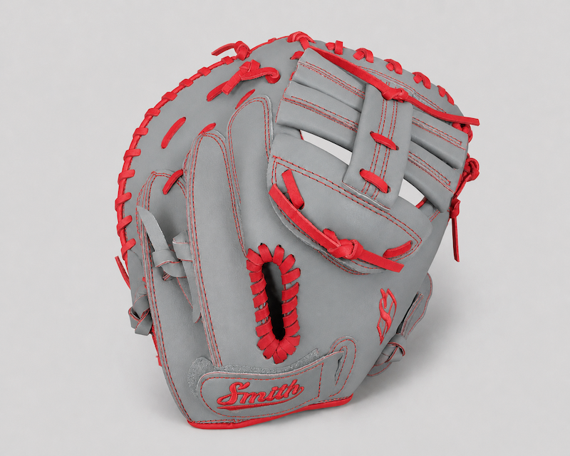 Smith SBCM-Gray n Red (Softball Catchers Glove)