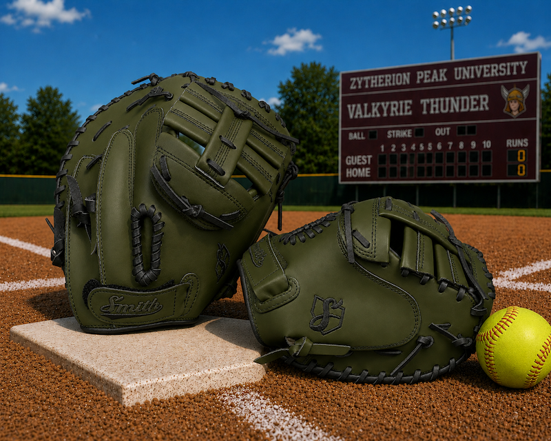 Smith SBCM-Green n Black (Softball Catchers Glove)