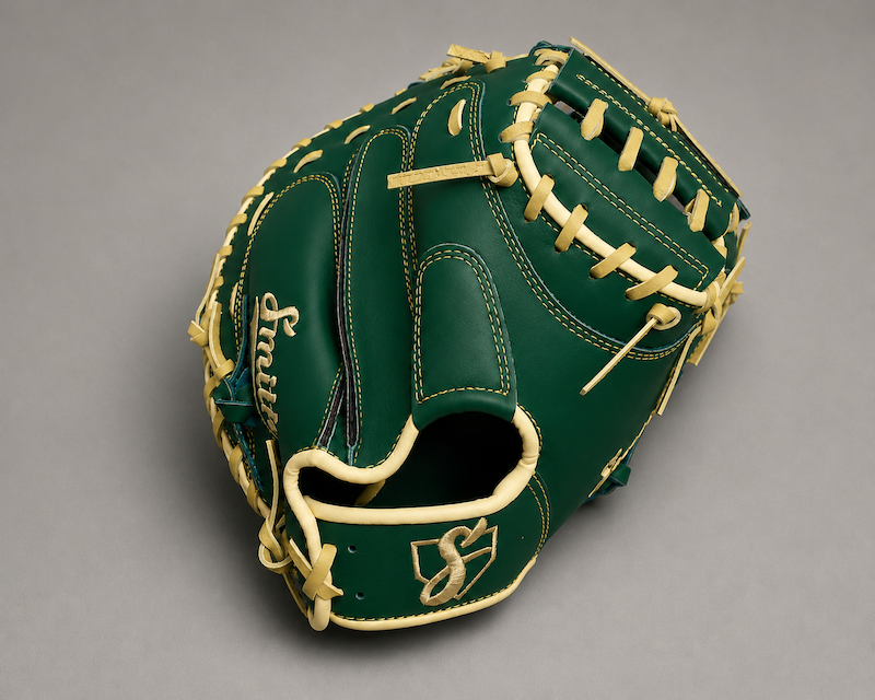 Smith BBCM-Green n Gold (Baseball Catchers Glove)