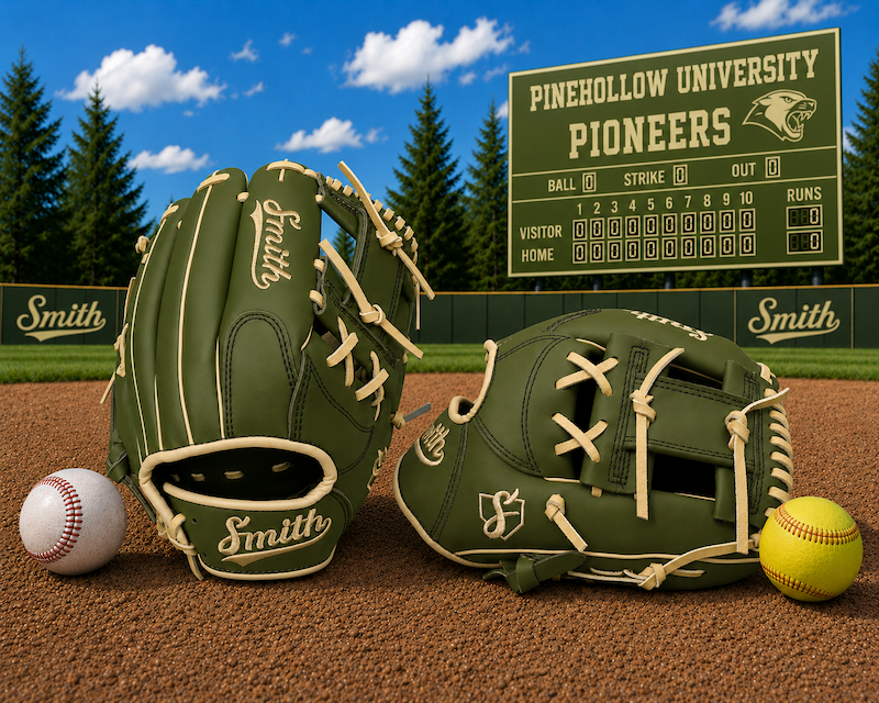 Smith FGIW-Green n Gold Baseball and Softball Glove