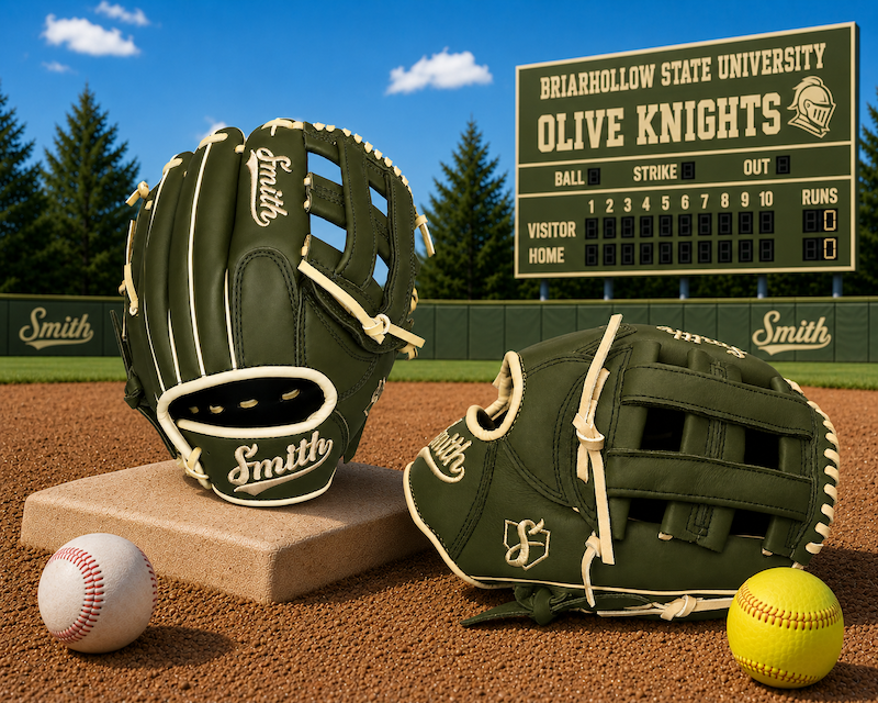 Smith FGHW-Green n Gold Baseball and Softball Glove