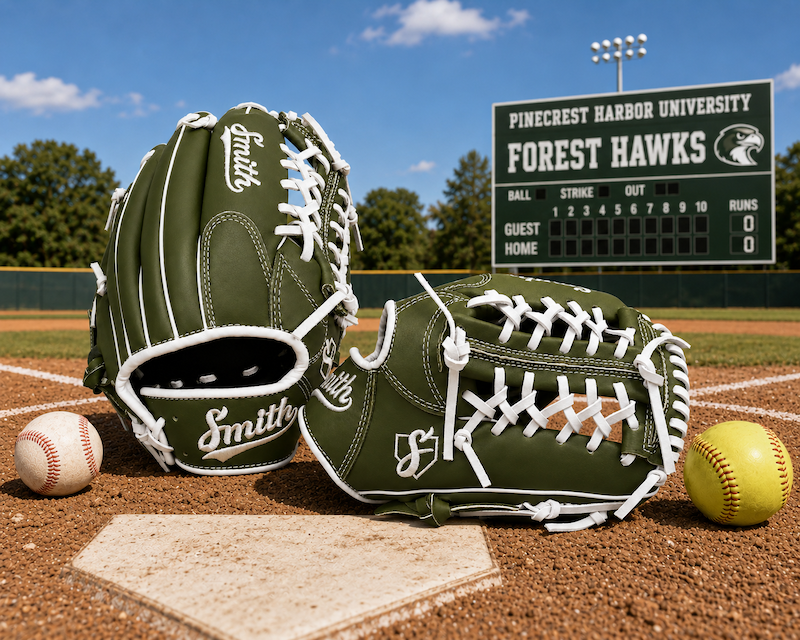 Smith FGNW-Green n White Baseball and Softball Glove