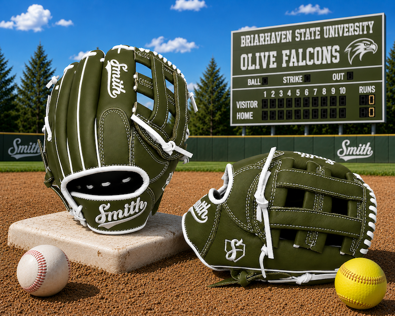 Smith FGHW-Green n White Baseball and Softball Glove